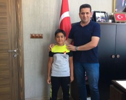 Başkanla Fotoğraflar