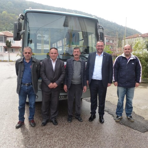Ahmetbey Belediyesine 2 Otobüs verdik. 