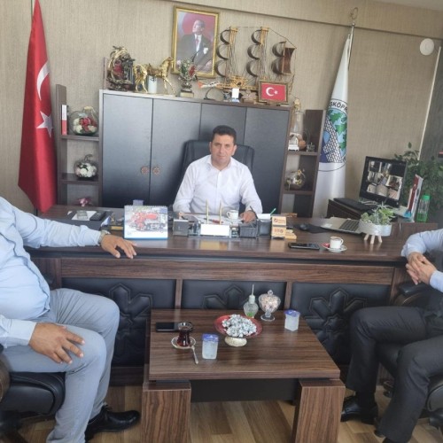 Makedonya bakan yardımcısı Sn. Enver Hüseyin ve Rodaviş Belediye Meclis üyesi Enis Ömer ziyareti