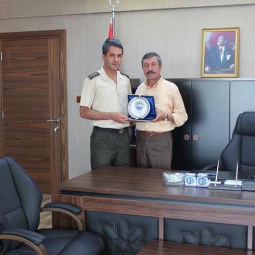 Karakol Komutanı Yzb. Murat ŞAHİN başkanımızı ziyaret etti